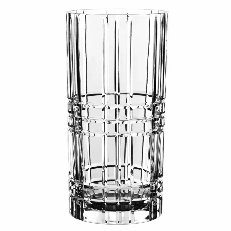 Square vase 28 cm, klar