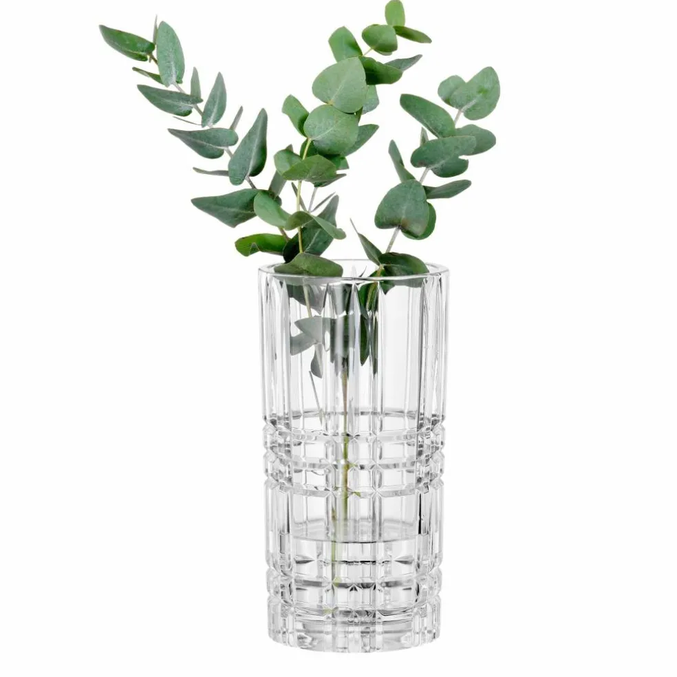 Square vase 28 cm, klar