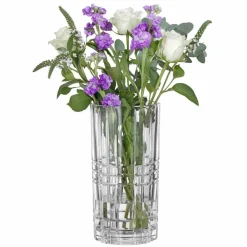 Square vase 23 cm, klar