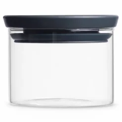 Stabelbar glasskrukke 0,6 liter, transparent