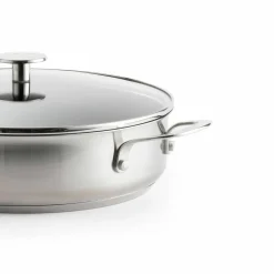 Stekepanne 28 cm, rustfritt stål