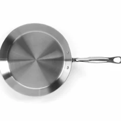 Stekepanne 30 cm, rustfritt stål