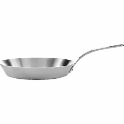 Stekepanne 30 cm, rustfritt stål