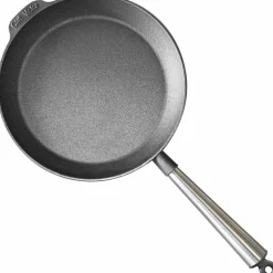 Stekepanne i støpejern 18 cm, stålhåndtak