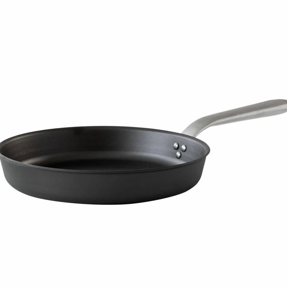 Stekepanne, karbonstål/rustfritt stål, Ø28 cm