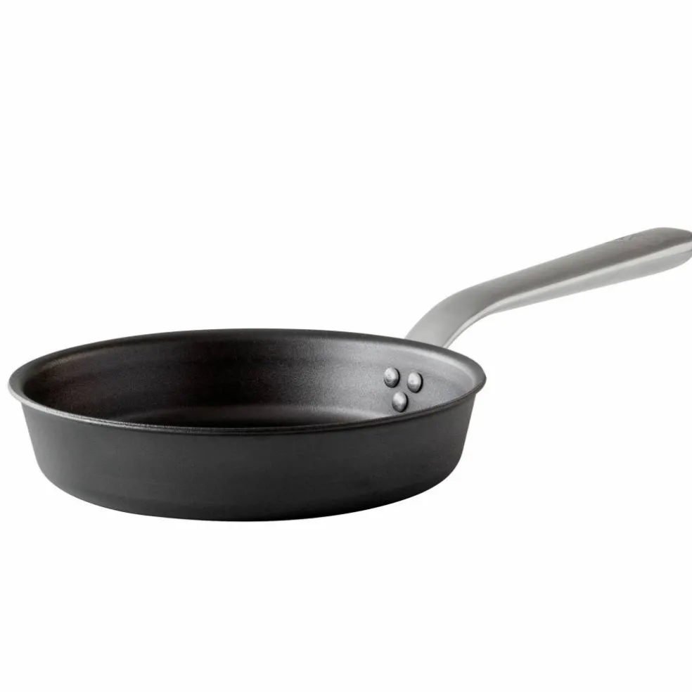 Stekepanne, karbonstål/rustfritt stål, Ø28 cm