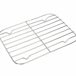 Stekepanne 43 x 31 cm, sølv