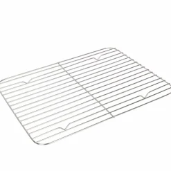 Stekepanne 27 x 20 cm, sølv