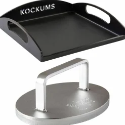 Stekeplate med grillvekt