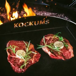 Stekeplate med grillvekt