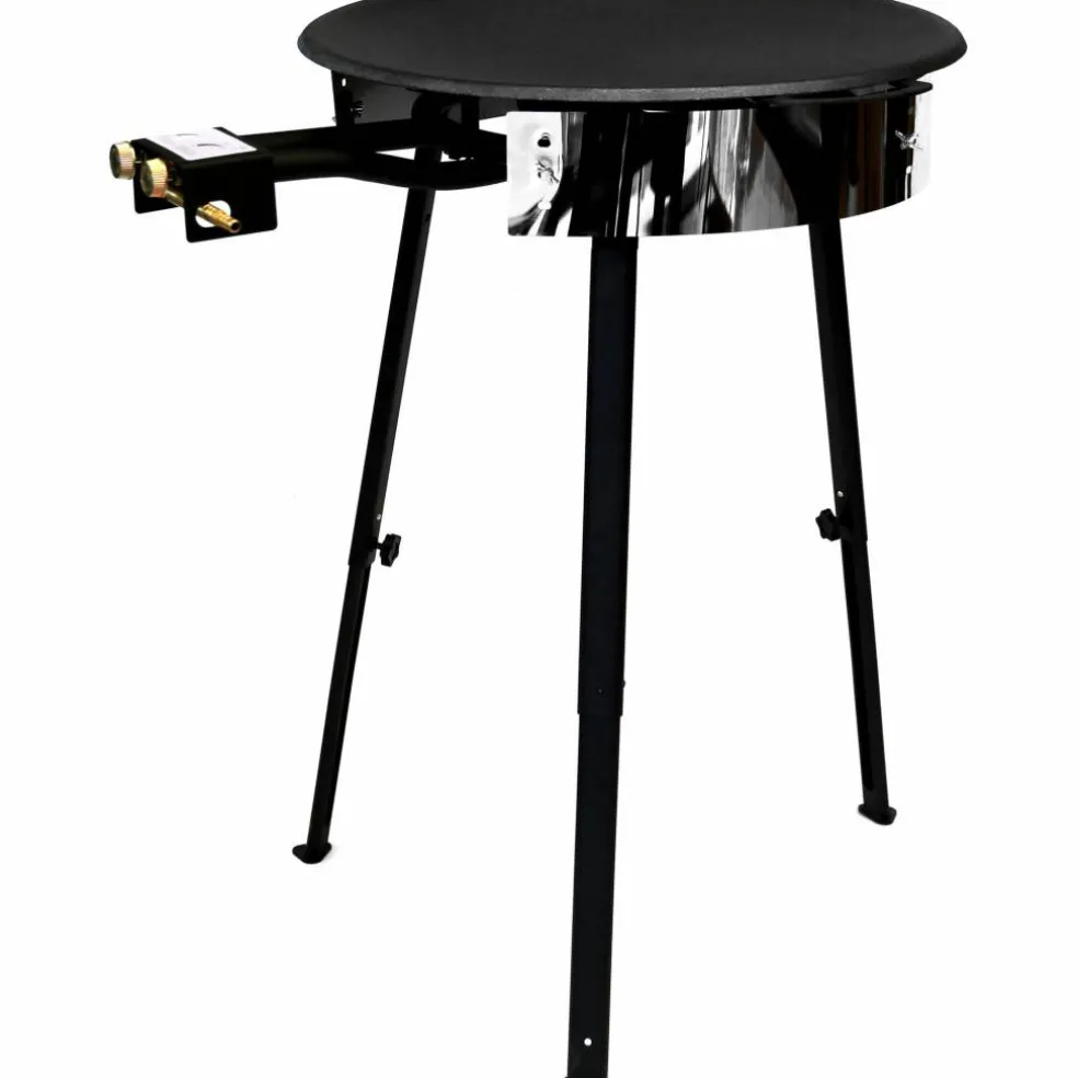 Stekeplate og brenner 78 cm