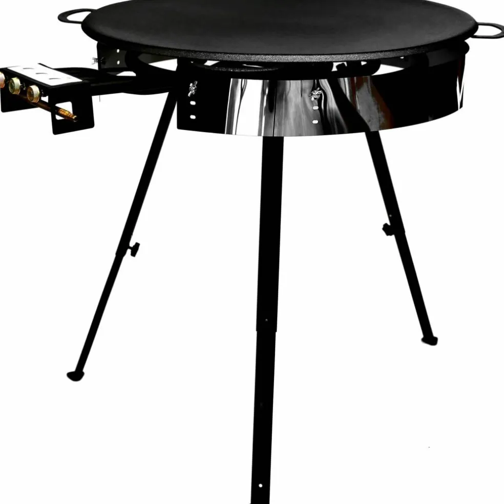 Stekeplate og brenner 78 cm