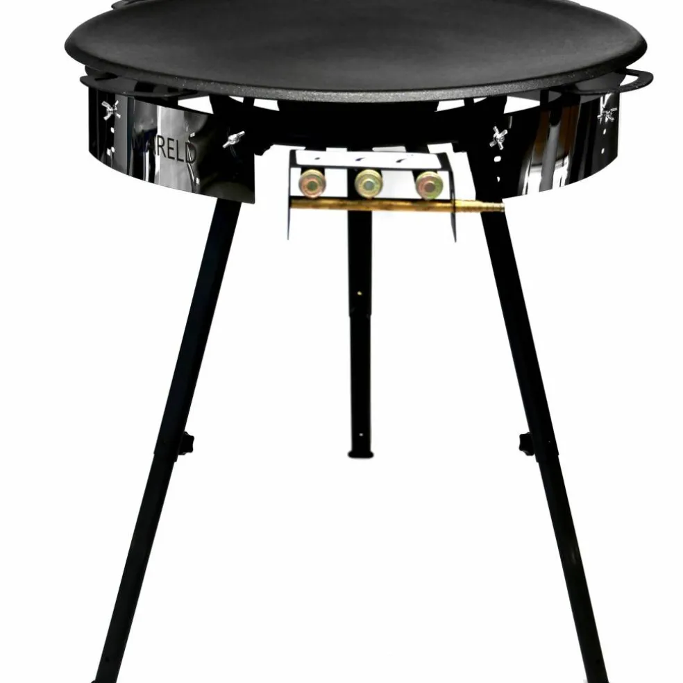 Stekeplate og brenner 78 cm