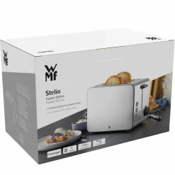 Stelio brødrister 2 skiver, rustfritt stål