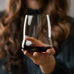 Stemless Wings Cabernet Sauvignon 4 glass + vinkaraffel