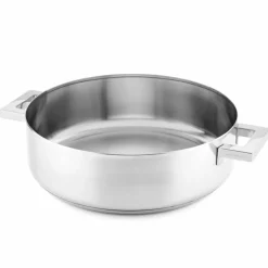 Stile traktørpanne med to håndtak 32 cm, rustfritt stål