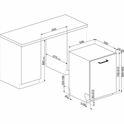 STL332CH integrert oppvaskmaskin 60 cm