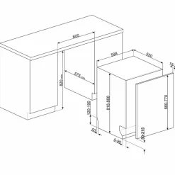 STL7252C integrert oppvaskmaskin 60 cm