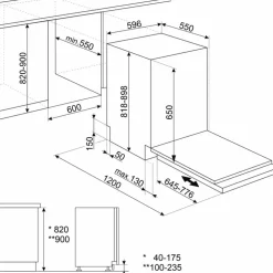 STL362DQ helintegrert oppvaskmaskin