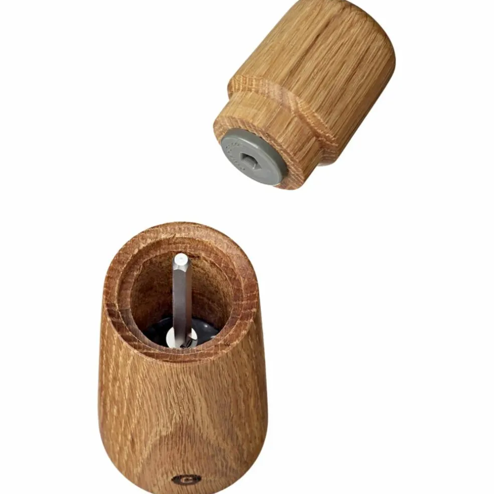 Stockholm salt- eller pepperkvern, 17 cm, eik