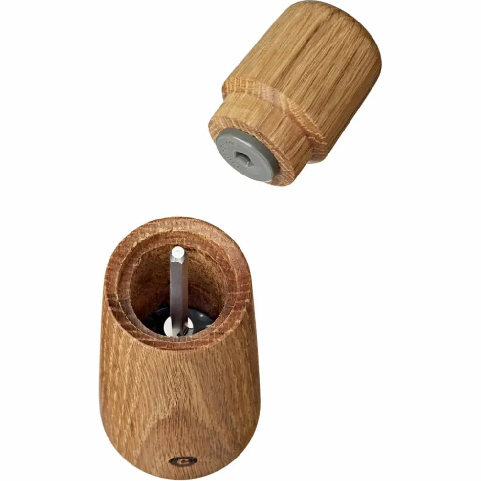 Stockholm salt- og pepperkvern, 11 cm, eik