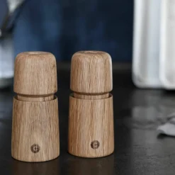 Stockholm salt- og pepperkvern, 11 cm, eik