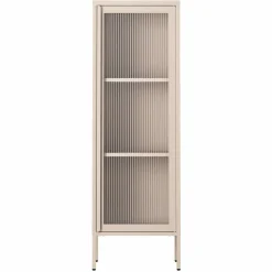Store vitrineskap 50 x 150 cm, antrasitt