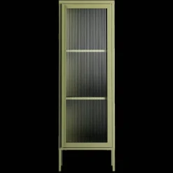 Store vitrineskap 50 x 150 cm, antrasitt