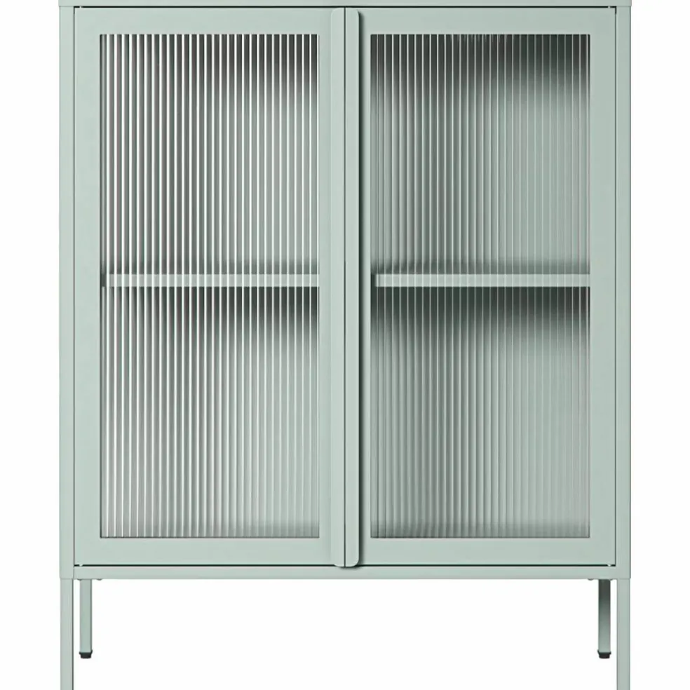 Store vitrineskap 90 x 110 cm, bordeaux