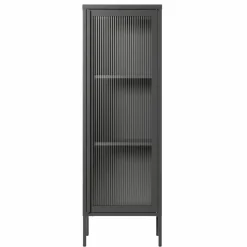 Store vitrineskap 50 x 150 cm, slate grey