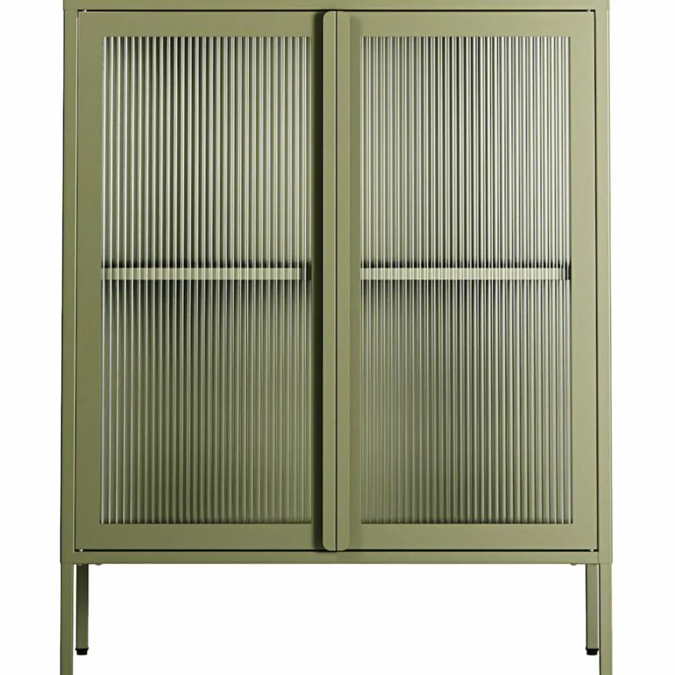 Store vitrineskap 90 x 110 cm, slate grey