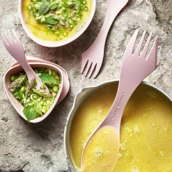 Stor serverigs-Spork, musty yellow