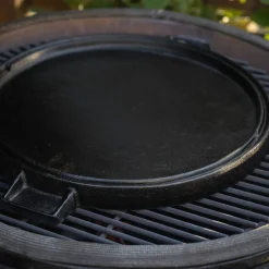 Støpejernsgrill og Stekeplate Rund 36 cm
