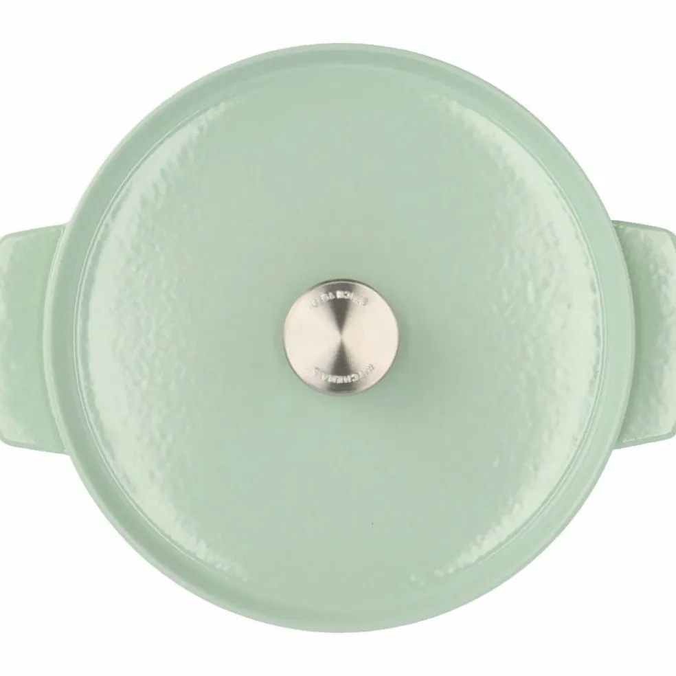 Støpejernsgryte 26 cm/5,2 liter, almond cream