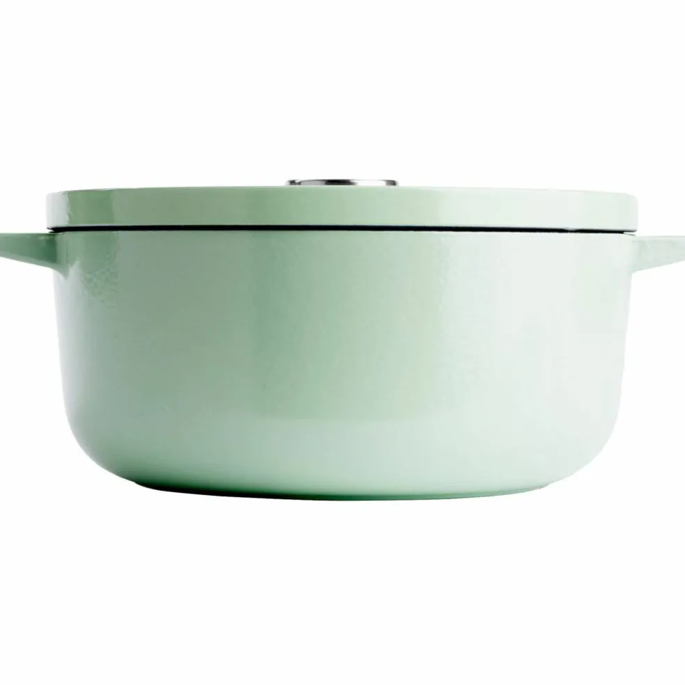 Støpejernsgryte 26 cm/5,2 liter, almond cream