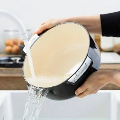 Støpejernsgryte 26 cm/5,2 liter, almond cream