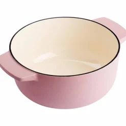 Støpejernsgryte 26 cm/5,2 liter, almond cream