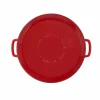 Støpejernsgryte 32 cm / 12 liter, cherry