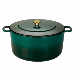 Støpejernsgryte 32 cm / 12 liter, cherry