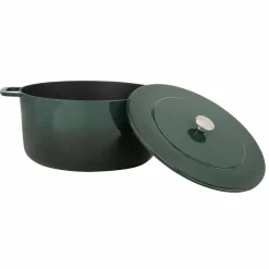 Støpejernsgryte 32 cm / 12 liter, grønn