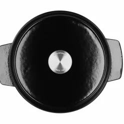 Støpejernsgryte 22 cm/3,3 liter, onyx black