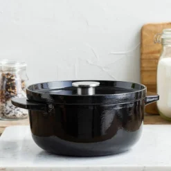 Støpejernsgryte 22 cm/3,3 liter, onyx black