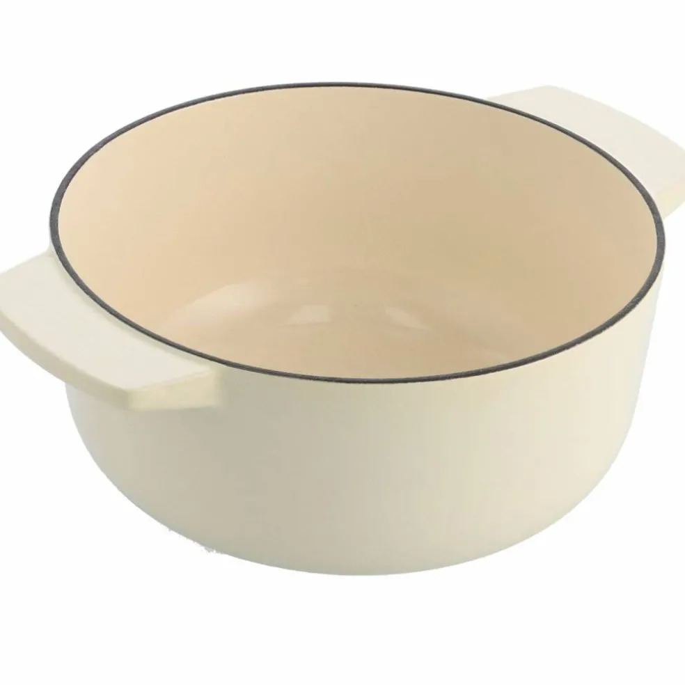 Støpejernsgryte 22 cm/3,3 liter, pistachio