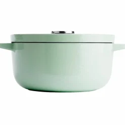 Støpejernsgryte 22 cm/3,3 liter, pistachio