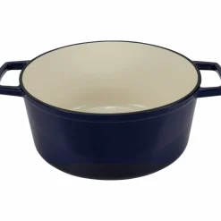 Støpejernsgryte 5 liter, gul