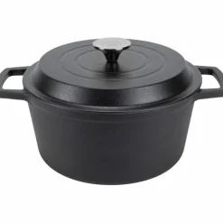 Støpejernsgryte 4 L Matt svart