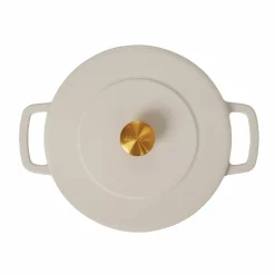 Støpejernsgryte med lokk 24 cm / 3,8 liter, grønn