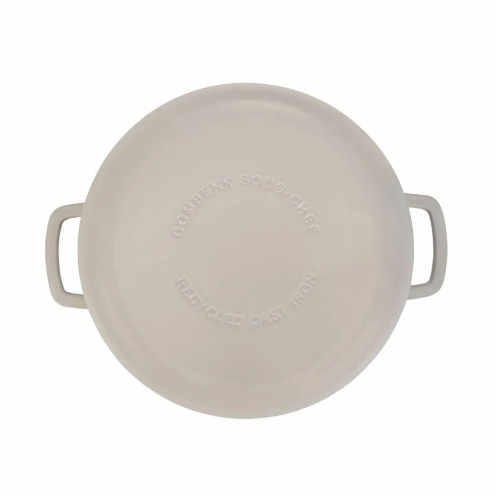 Støpejernsgryte med lokk 28 cm / 5,3 liter, grønn
