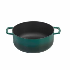 Støpejernsgryte med lokk 24 cm / 3,8 liter, sand