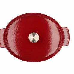 Støpejernsgryte oval 30 cm/5,6 liter, onyx black